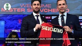Shevchenko: "Sono emozionato". Dazn, scende in campo il governo