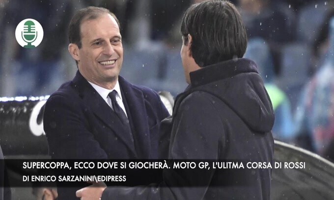 Supercoppa, ecco dove si giocherà. MotoGp, l'ultima corsa di Rossi