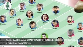Italia, caccia alla qualificazione. Insigne, offerta dal Canada