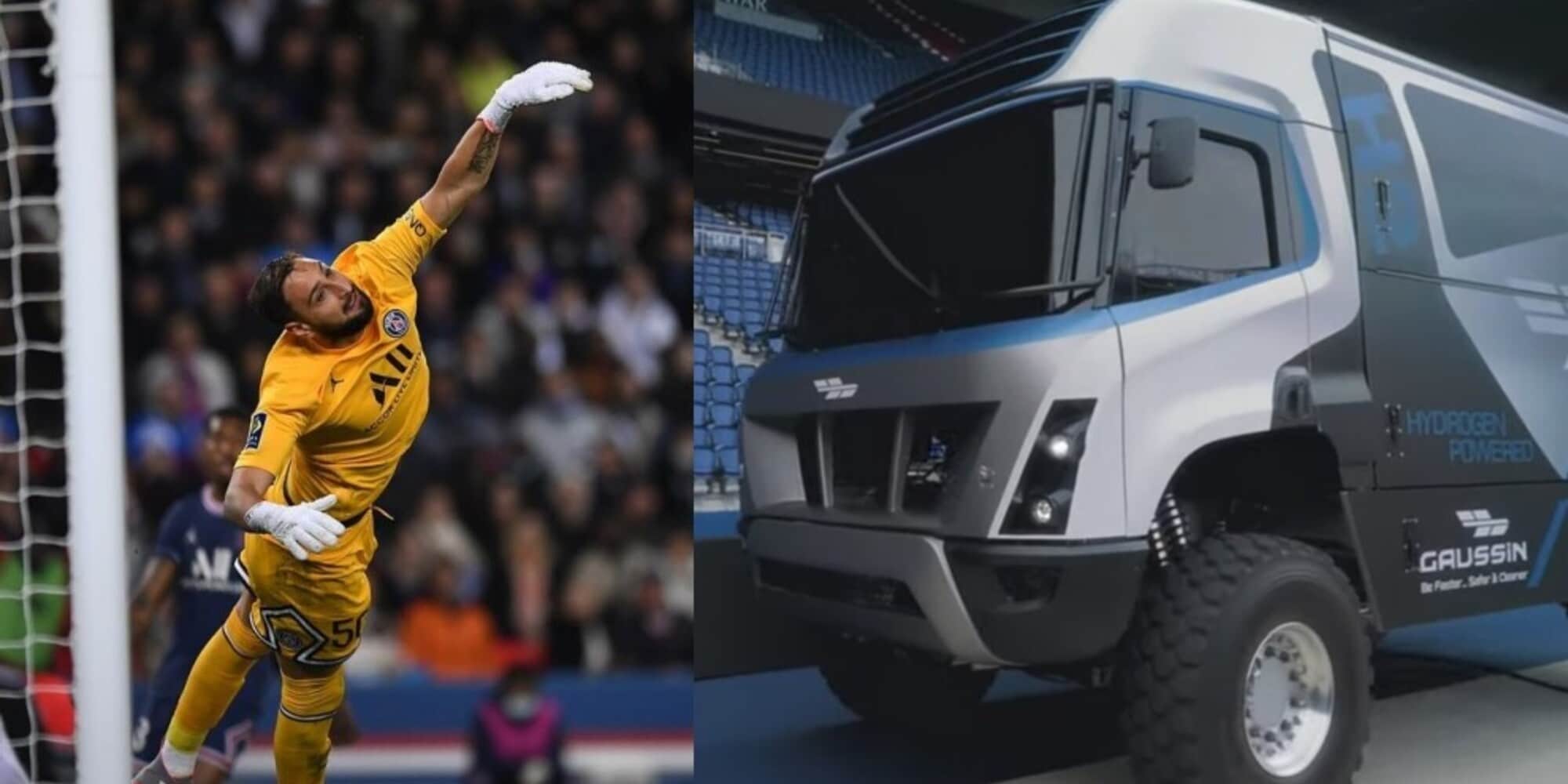 Donnarumma e il PSG fanno il pieno per il camion H2 Racing Truck