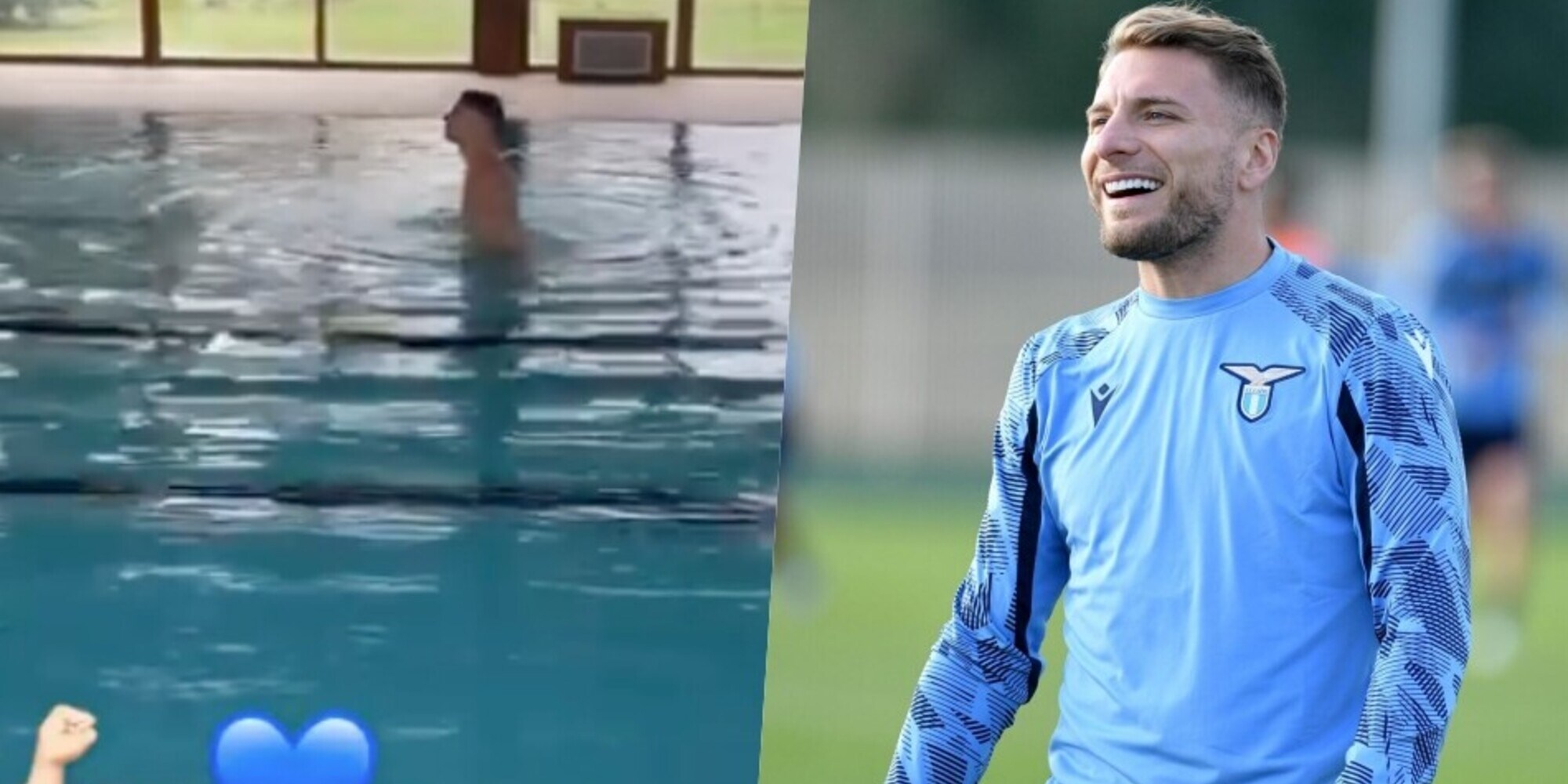 Immobile, fisioterapia e piscina: il recupero procede