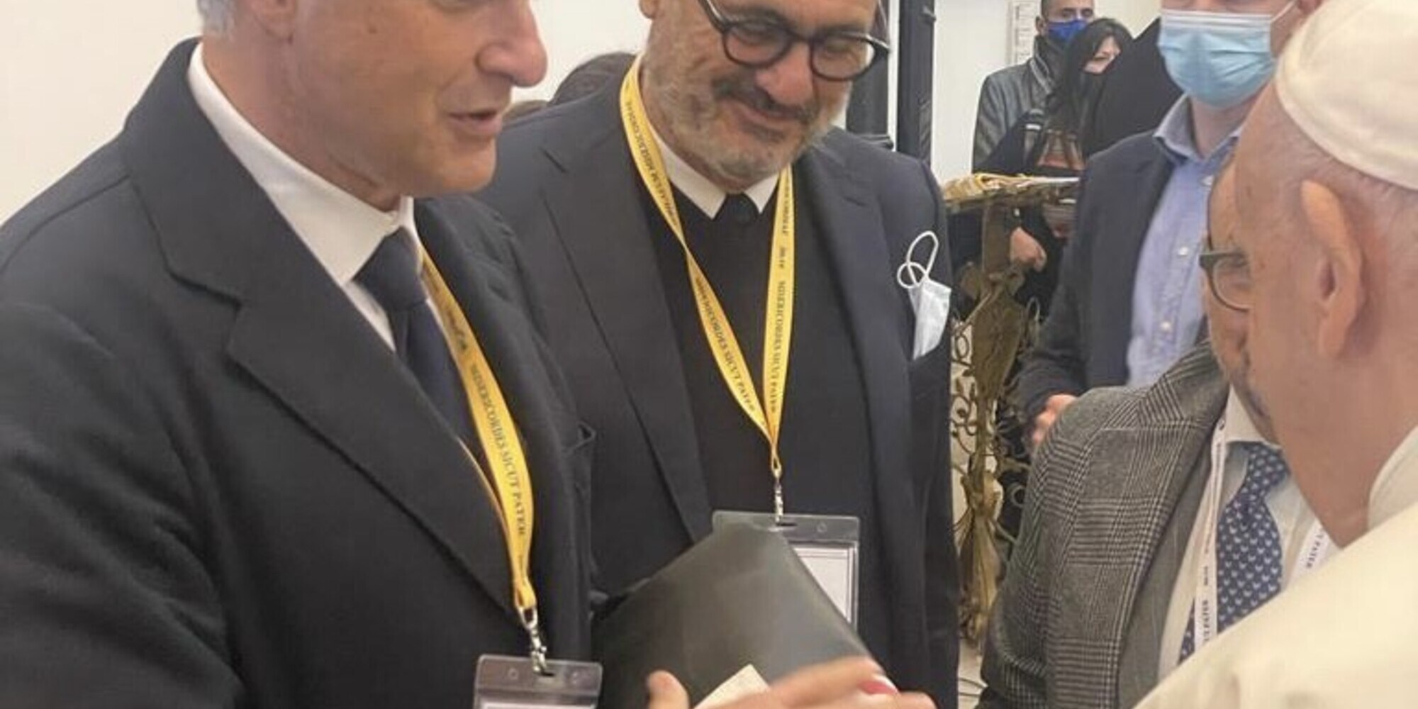 Giornata Mondiale per i poveri: Papa Francesco incontra l'ex Roma Fienga