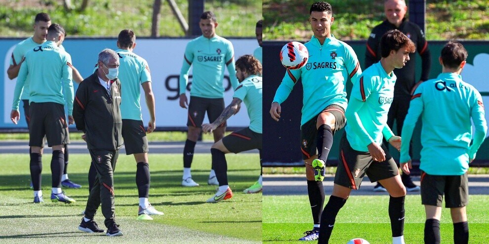 Portogallo al lavoro per la Serbia, Santos si affida a Ronaldo
