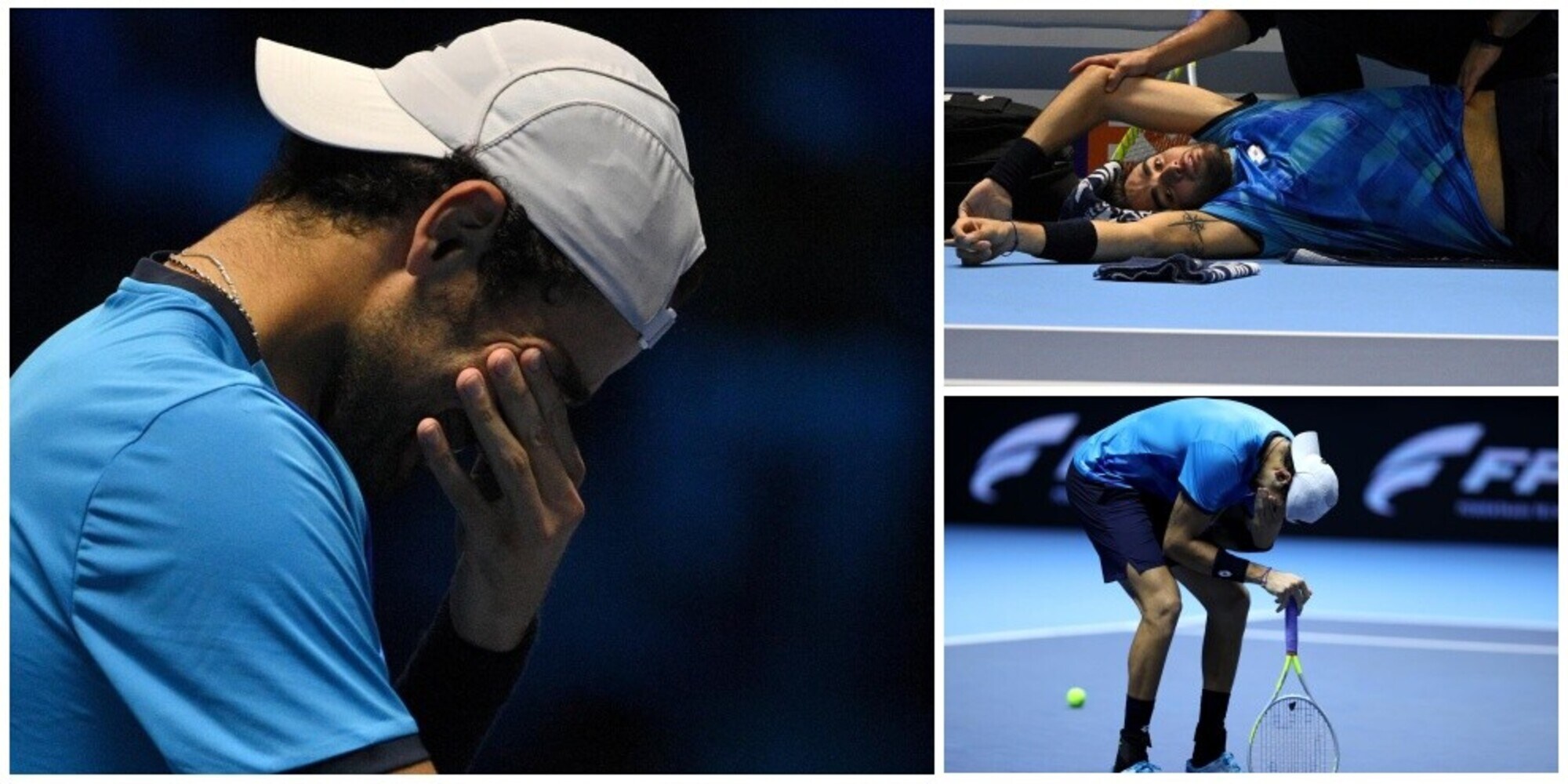 Atp Finals, infortunio per Berrettini: costretto al forfait
