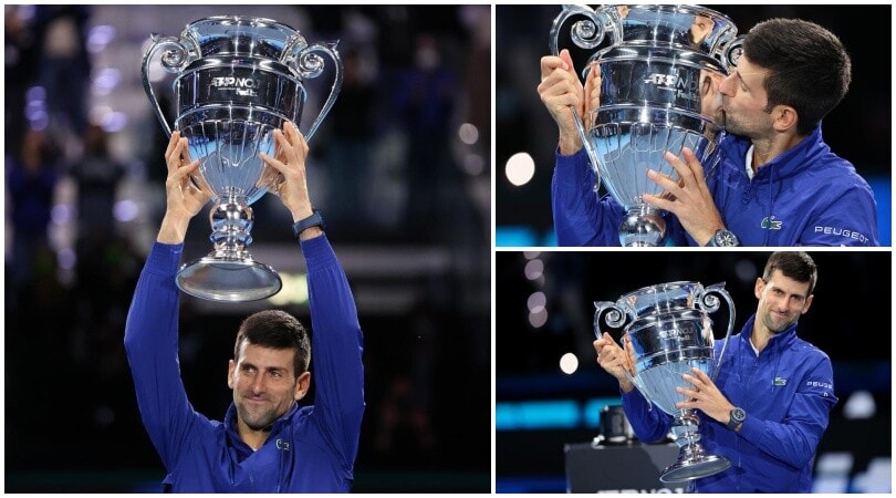 Djokovic, festa a Torino: premiato come numero uno al mondo