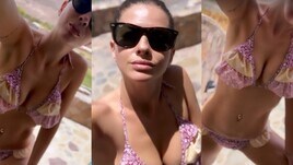China Suarez, bikini esplosivo e fan in delirio
