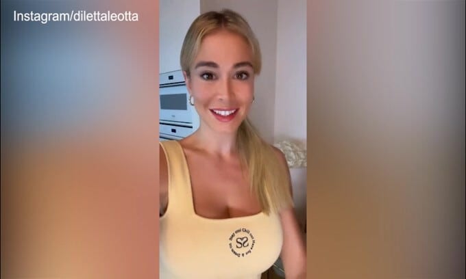 Diletta Leotta, il biscotto non convince