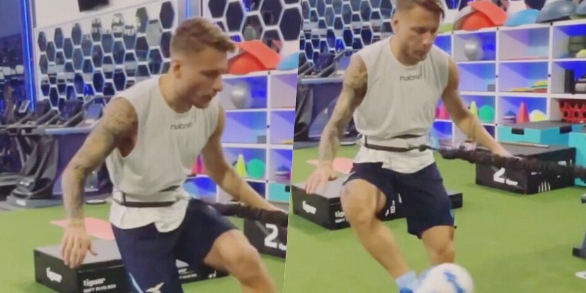 Immobile, avanti con il recupero: "In campo con la Juve? Speriamo..."
