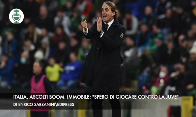 Italia, ascolti boom. Immobile: "Spero di giocare contro la Juventus"