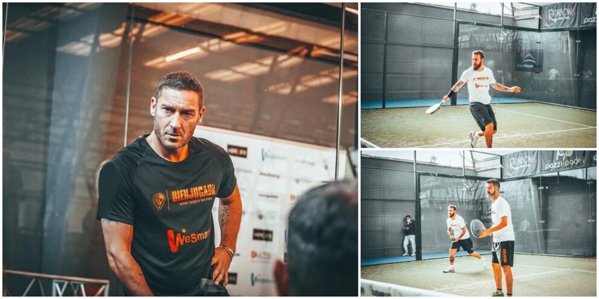 Padel, tanti ex calciatori nella arena Green House