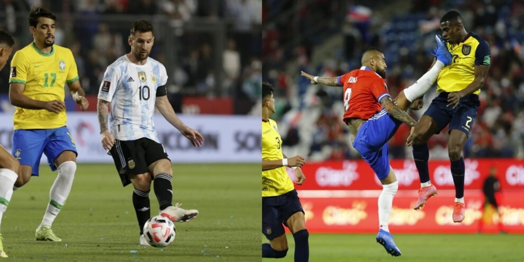 Argentina-Brasile 0-0: Messi vola a Qatar 2022. Follia Vidal col Cile, Sanchez ko