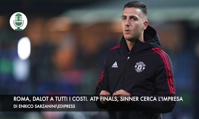 Roma, Dalot a tutti i costi. Atp Finals, Sinner cerca l'impresa