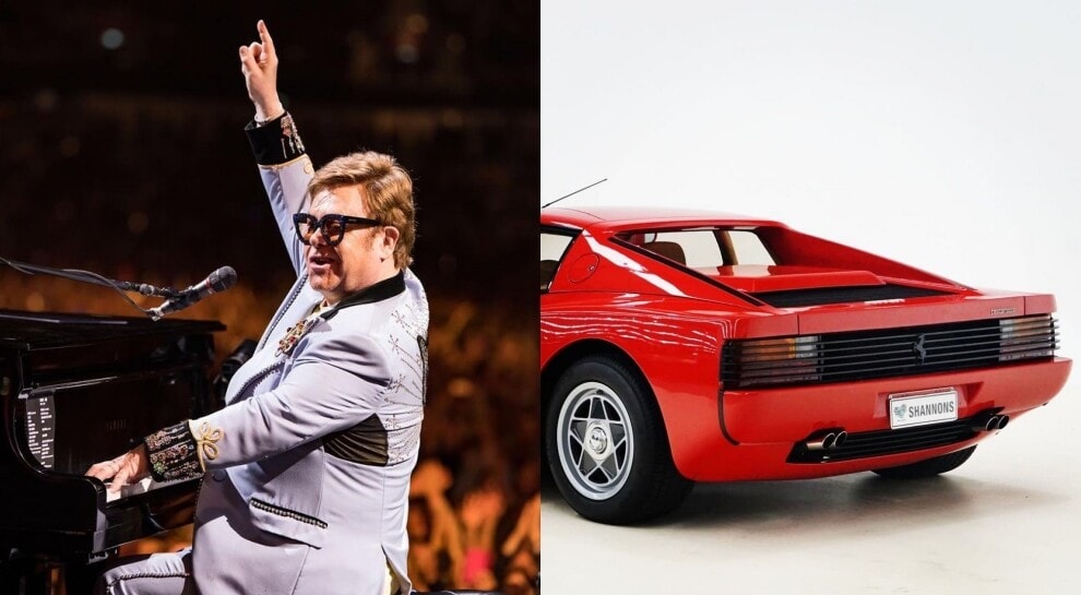Ferrari Testarossa di Elton John all'asta in Australia