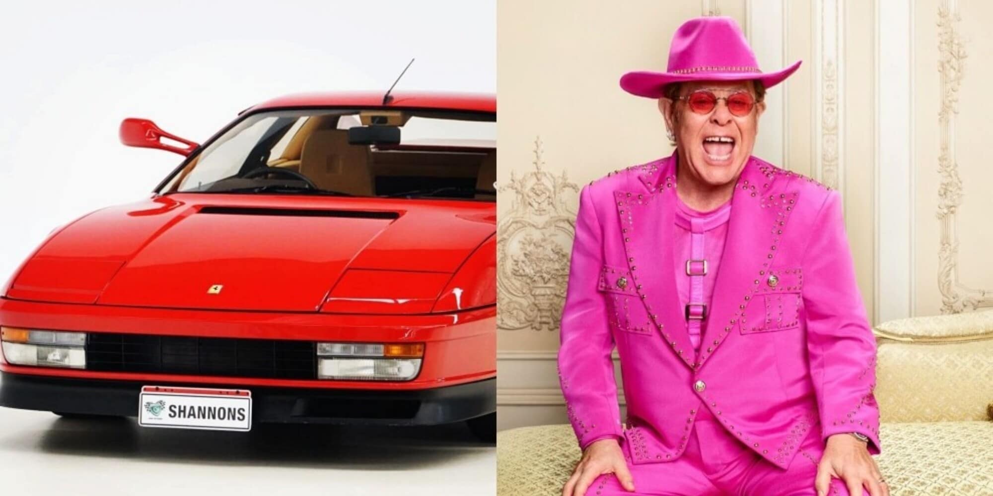 Ferrari Testarossa, all'asta quella appartenuta a Elton John