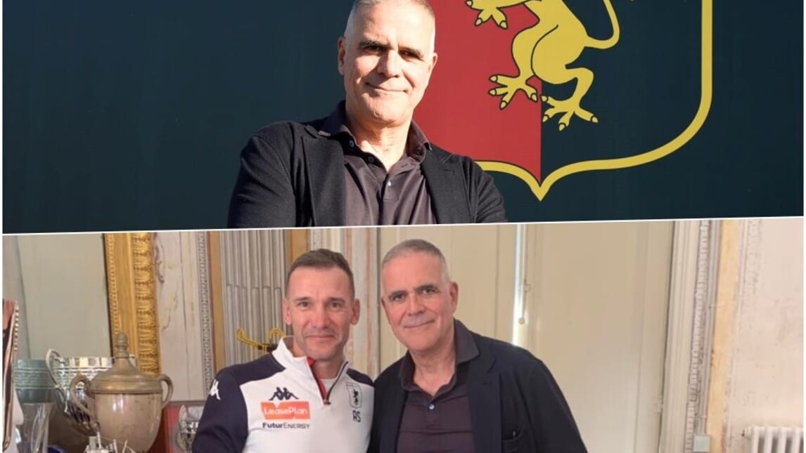 Zangrillo presidente del Genoa: incontro con il mito Shevchenko