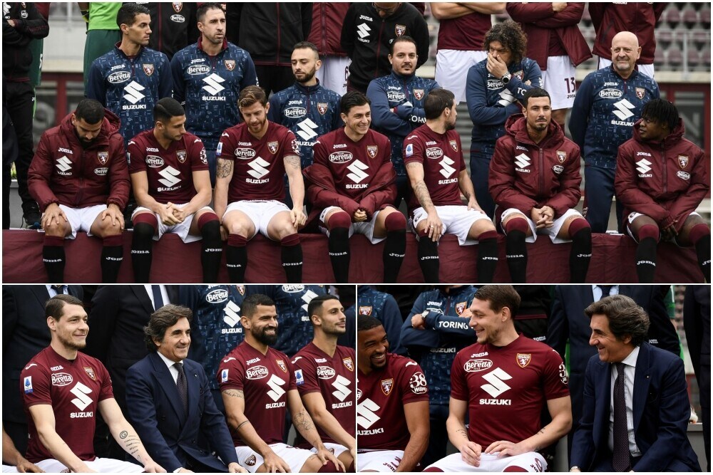 Torino, Cairo si coccola Belotti: il backstage della foto ufficiale