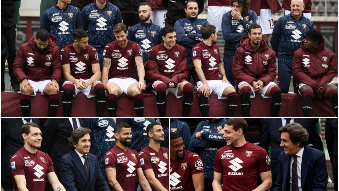 Torino, Cairo si coccola Belotti: il backstage della foto ufficiale