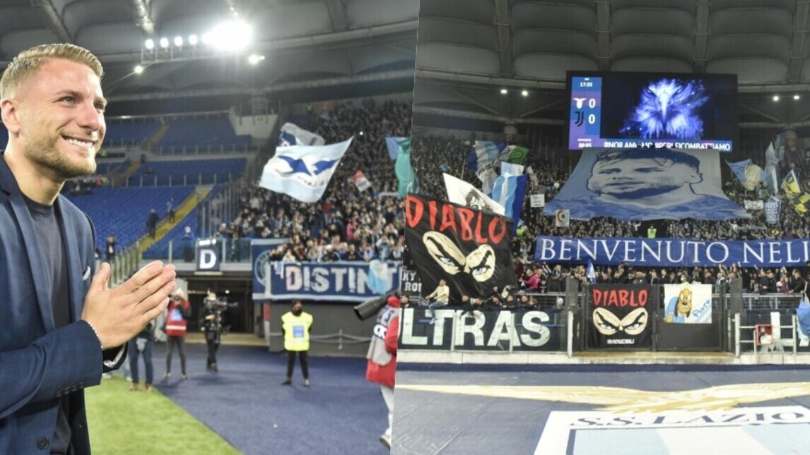 Lazio, festa per Immobile all'Olimpico: quante emozioni