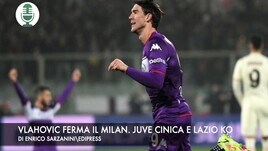 Vlahovic ferma il Milan. Juventus cinica e Lazio al tappeto