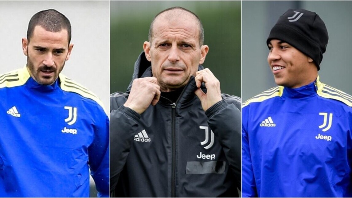 Juve, ultimo allenamento alla Continassa prima del Chelsea