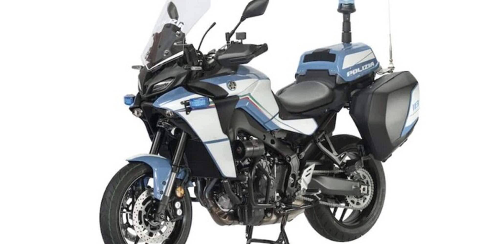 Yamaha, a Eicma 2021 una Tracer 9 per la Polizia di Stato