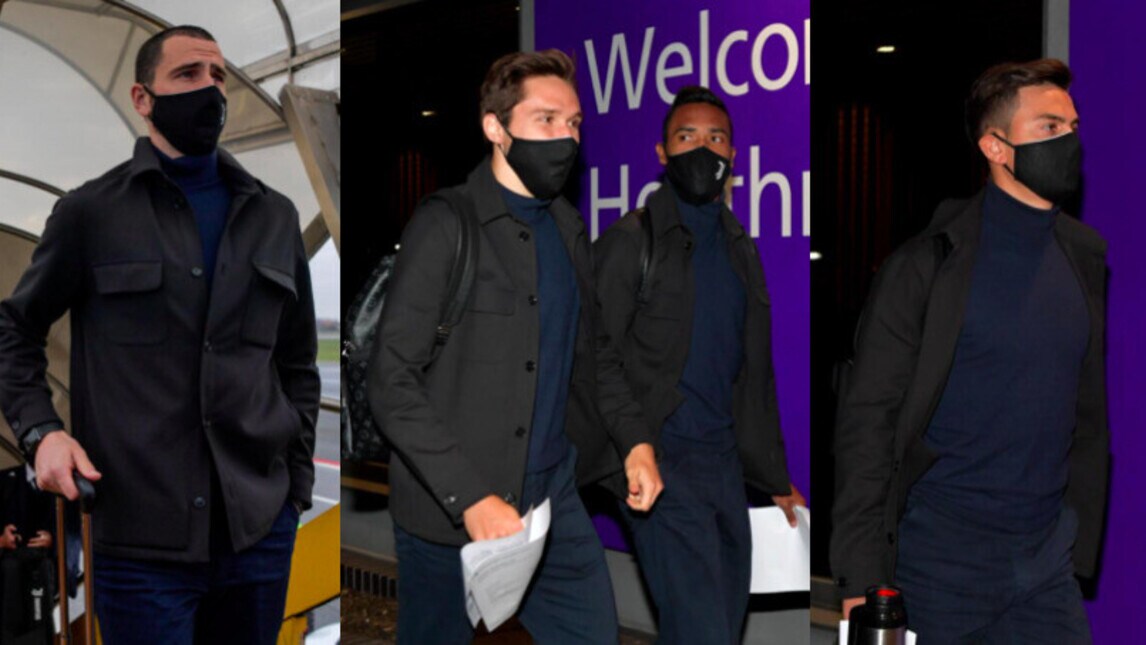 La Juve è arrivata a Londra: concentrazione per la Champions