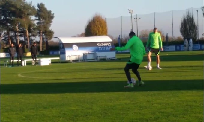 Inter, anche Sanchez con la squadra