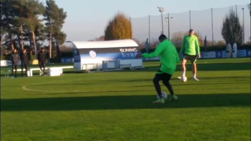 Inter, anche Sanchez con la squadra