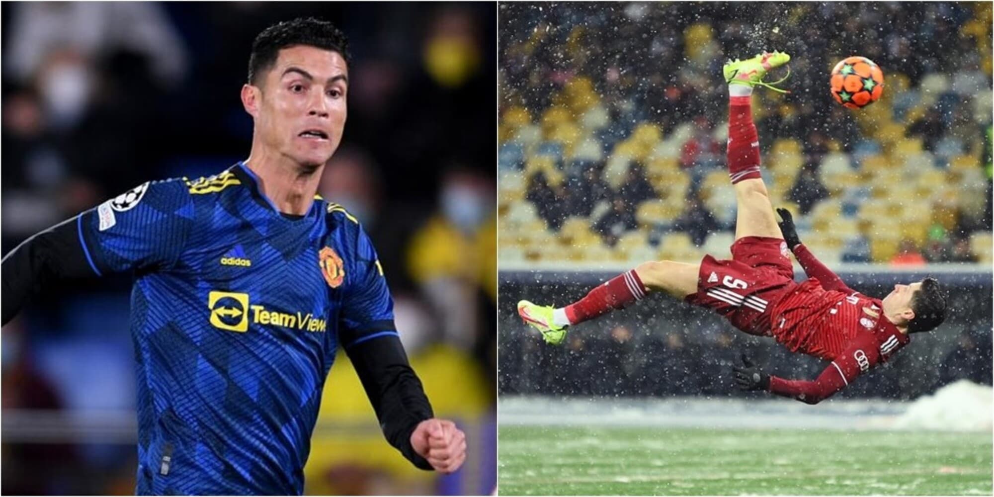 United agli ottavi: Ronaldo stende il Villarreal. Bayern ok, che gol Lewandowski!