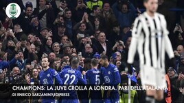 Champions: la Juventus crolla a Londra. Pareggio dell'Atalanta