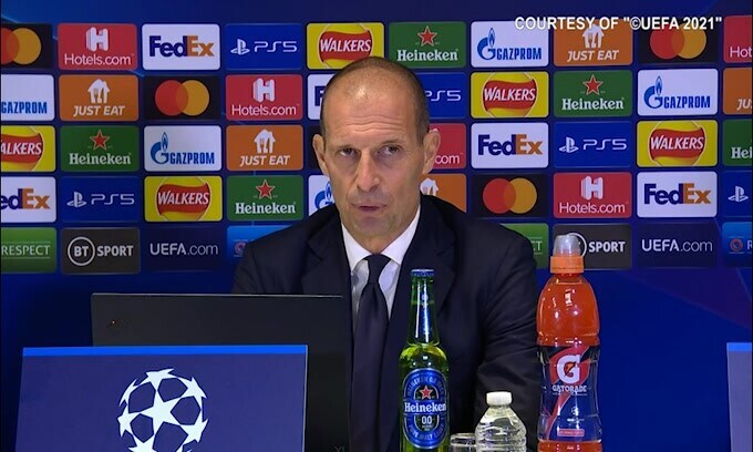 Allegri: "Disputato un buon primo tempo"