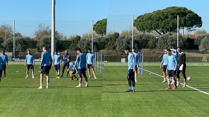 Lazio, allenamento pre Lokomotiv: che grinta Immobile