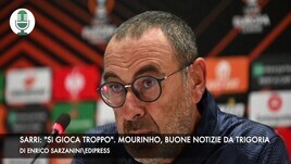 Sarri: "Si gioca troppo". Roma, Mourinho può sorridere