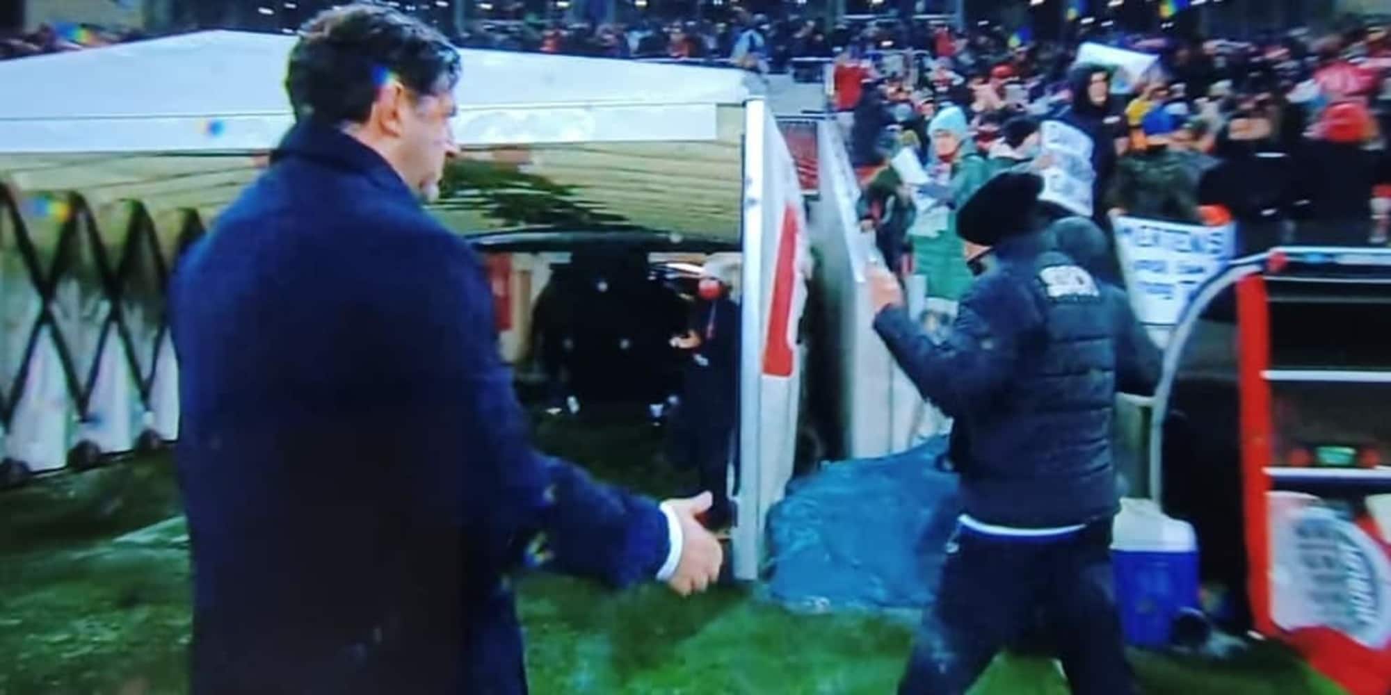 Spalletti come Simeone: il gesto polemico verso Rui Vitória