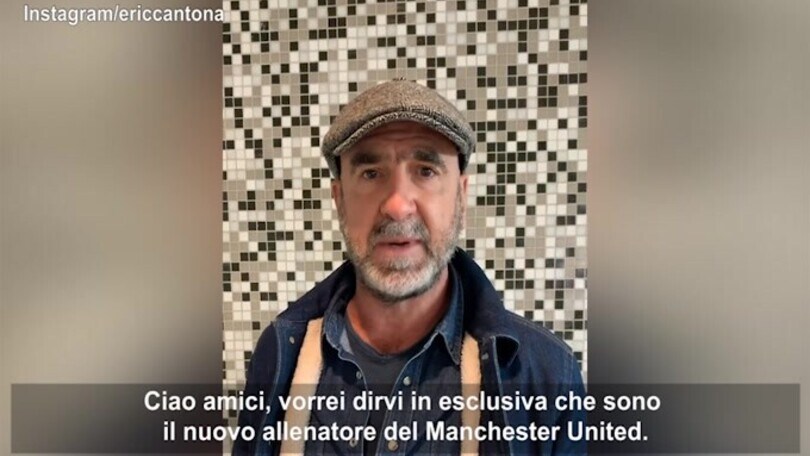 L'annuncio a sorpresa di Cantona: "Sono il nuovo tecnico dello United"