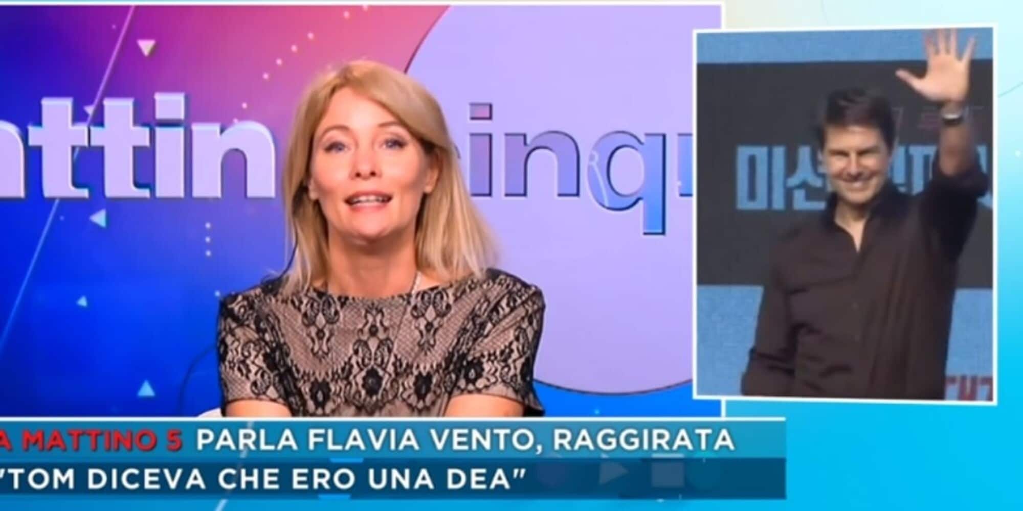 Flavia Vento: "Così mi ha fregato il finto Tom Cruise"