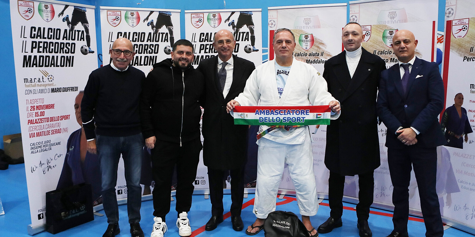 Calcio e solidarietà, il Percorso Maddaloni a Scampia per strappare i giovani dalla strada e promuovere la legalità