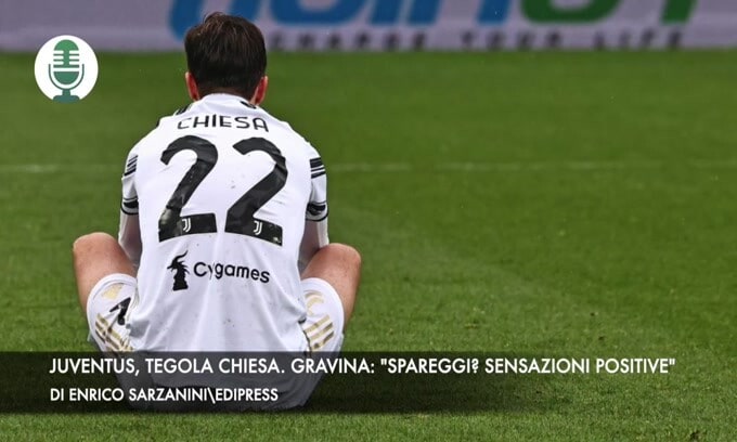 Juventus, tegola Chiesa. Gravina: "Spareggi? Sensazioni positive"