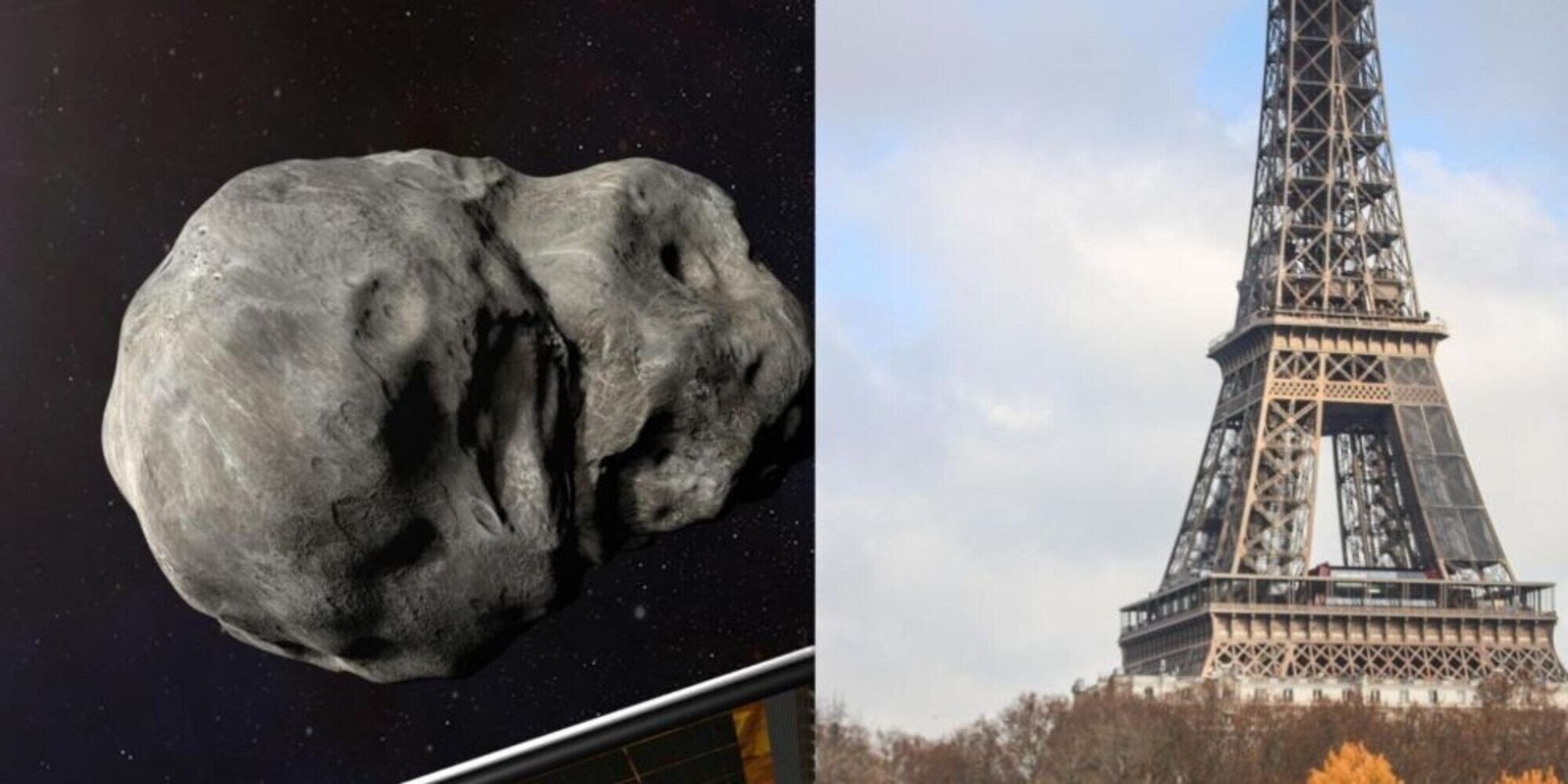 Asteroide grande come la Torre Eiffel viaggia verso la Terra