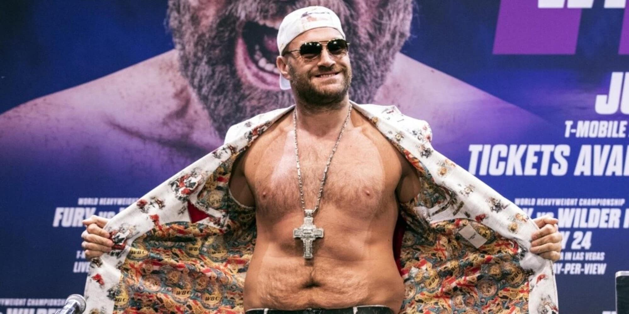 Tyson Fury, una birra prima del match con Wilder