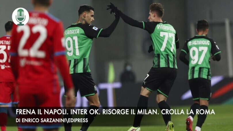 Frena il Napoli. Inter Ok. Risorge il Milan. Crolla la Roma
