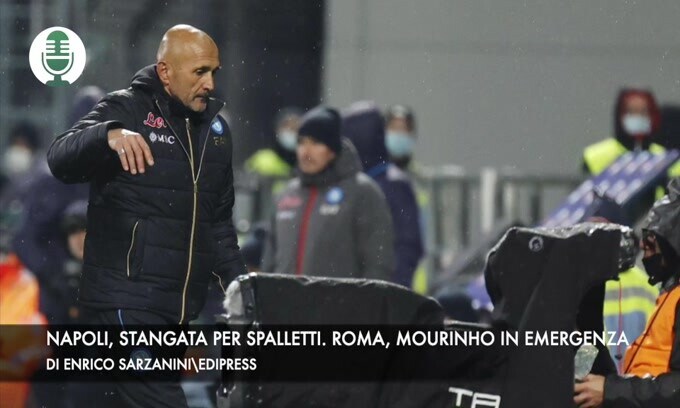 Napoli, stangata per Spalletti. Roma, Mourinho in emergenza