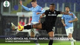 Lazio beffata nel finale. Napoli, tegola Koulibaly