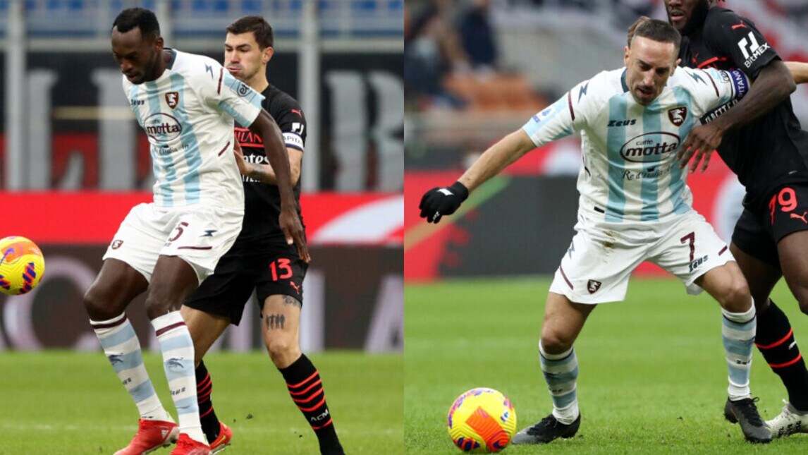 Salernitana, maglia stile Argentina contro il Milan