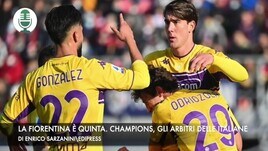 La Fiorentina è quinta. Champions, gli arbitri delle italiane