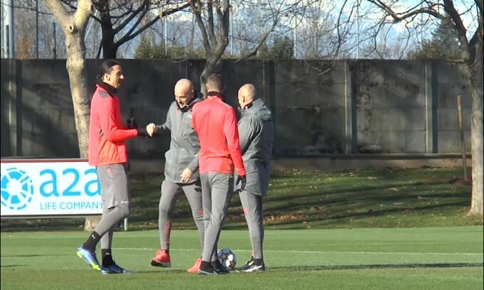 Ibra-Pioli, che risate verso il Liverpool