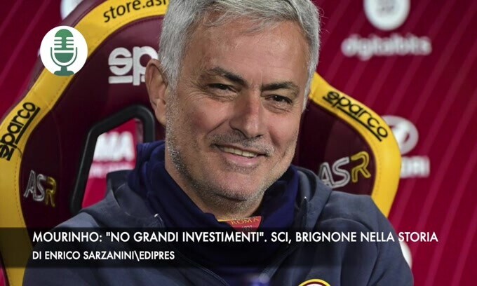 Mourinho: "No grandi investimenti". Sci, Brignone nella storia