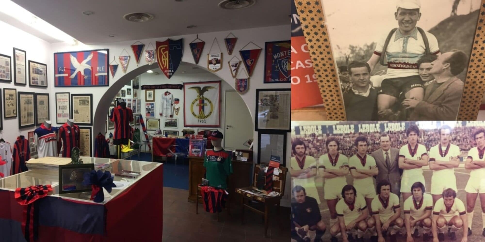 Aquila Montevarchi, quanta storia nel museo: da Falcao al padre di Sarri