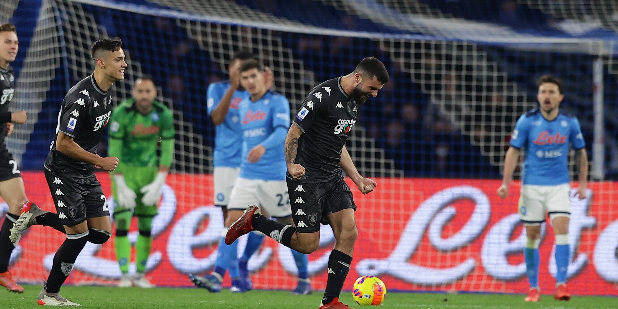 Napoli-Empoli 0-1: Spalletti cade ancora, ora è quarto