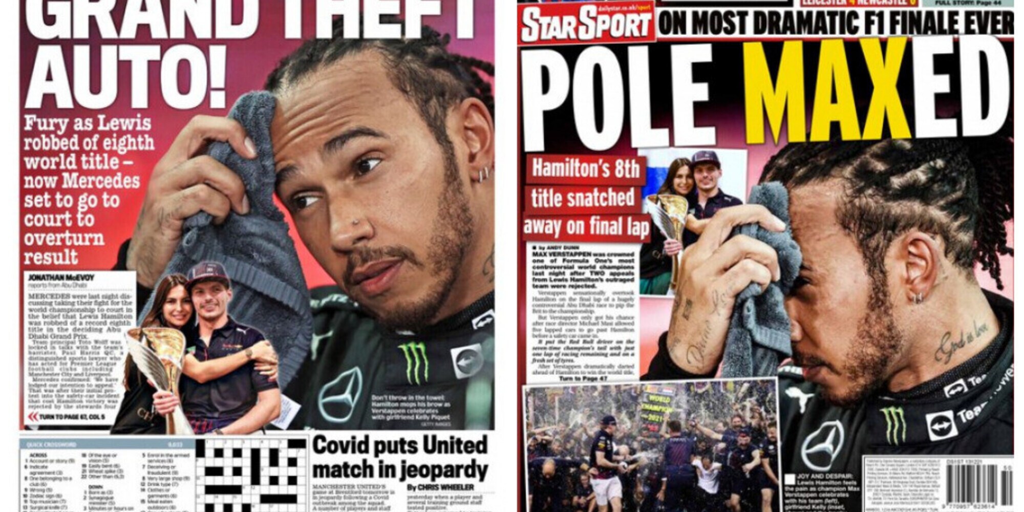 "Hamilton derubato": i tabloid inglesi all'attacco, è bufera!